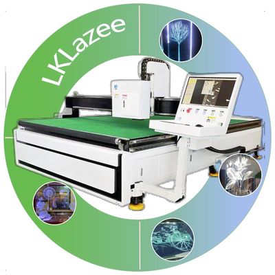 Grote glasgrootte Lklazee 2513 Glasblok Groene lasergraveringsmachine met 2