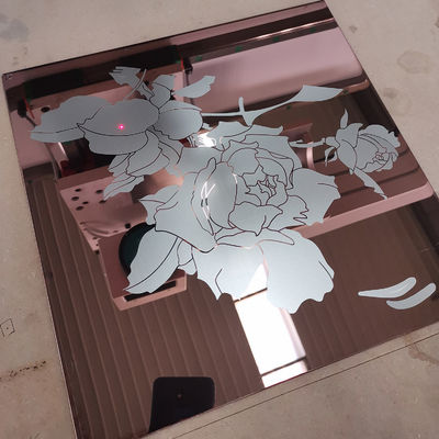Goudlaser Zink Magnesium Chemische Etseringsmachine voor de decoratie van roestvrijstalen platen