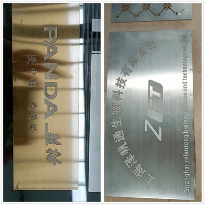 Onzichtbare laser zichtbaarheid Chinese Tampo Plate Etching Machine op maat