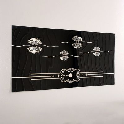 CNC laser etsen machine voor hotel kleur kunst decoratie op 304 roestvrij staal