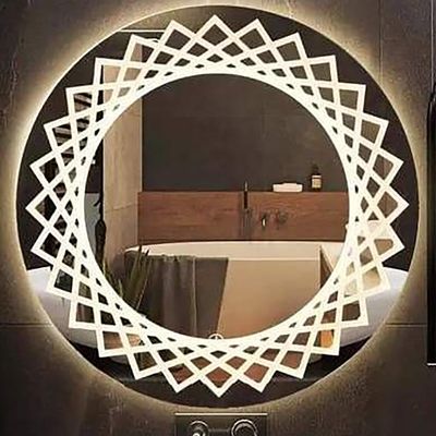 Wand- en badkamerspiegels maken machine op maat met grote LED-scherm