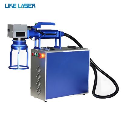 Op maat gemaakte aanvraag Draagbare 20W 30W metalen lasermarkeringsmachine voor stalen plaatplaten