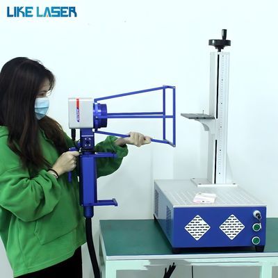 Verwijder roest uit metaal met Mini 200W glasvezel laser reinigingsmachine geavanceerde technologie