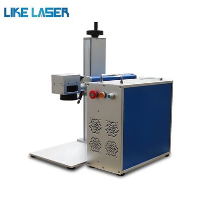 Kledingwinkels Mini Metal Lathe Laser Marking Machine met en Marking Speed 0-7000mm/S