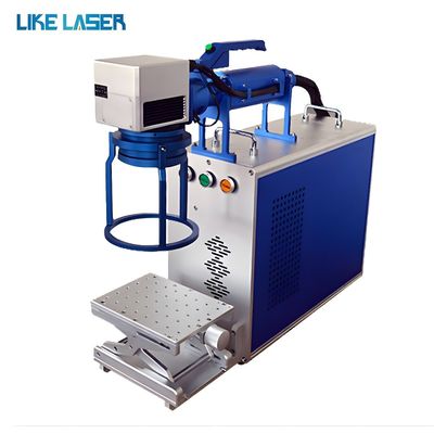 190cm * 150cm * 70cm Grootte Glasvezel Laser Markeringsmachine met Onzichtbare Laser en PC Backpack