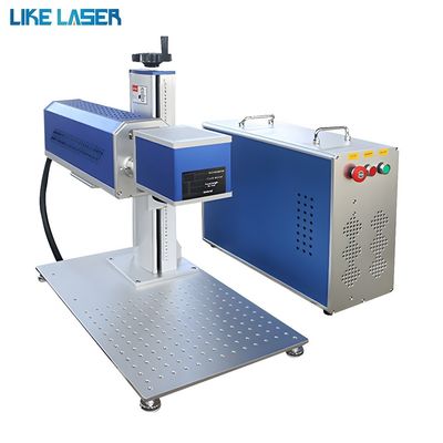 Niet-metaal gegraveerde Galvo CO2 Ov Laser met luchtkoelsysteem en transportband 30W 60W
