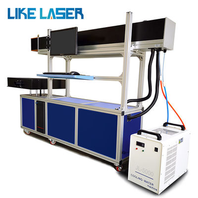 80W 100W 130W CO2 Galvo lasermarkeringsmachine voor glasbuis keramiek kristalgravering