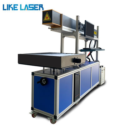 80W 100W 130W CO2 Galvo lasermarkeringsmachine voor glasbuis keramiek kristalgravering