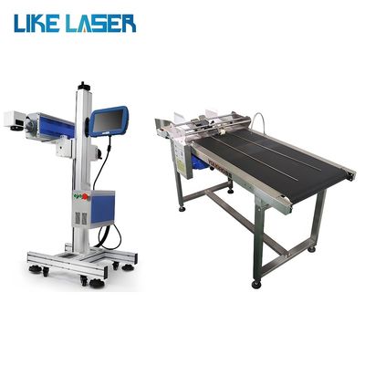 Vliegende lasermarkeringsmachine voor standaard bureaubladmarkeringsgebied 175mm*175mm