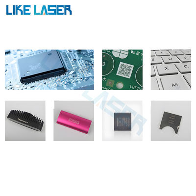 High Z Axis Fiber Laser Marking Machine Desktop 30W / 50W Laserbron Raycus Max