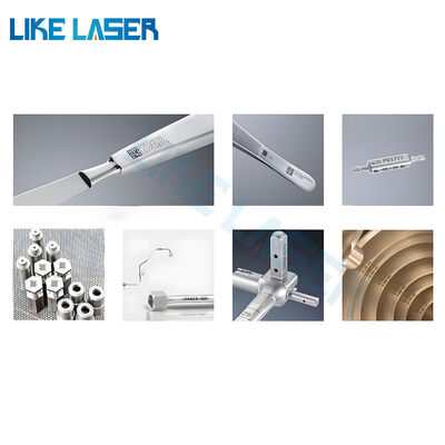 High Z Axis Fiber Laser Marking Machine Desktop 30W / 50W Laserbron Raycus Max