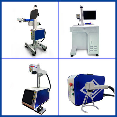 Desktop 30W Speed Fiber Laser Marking Machine Markeringssnelheid 0-7000mm/S
